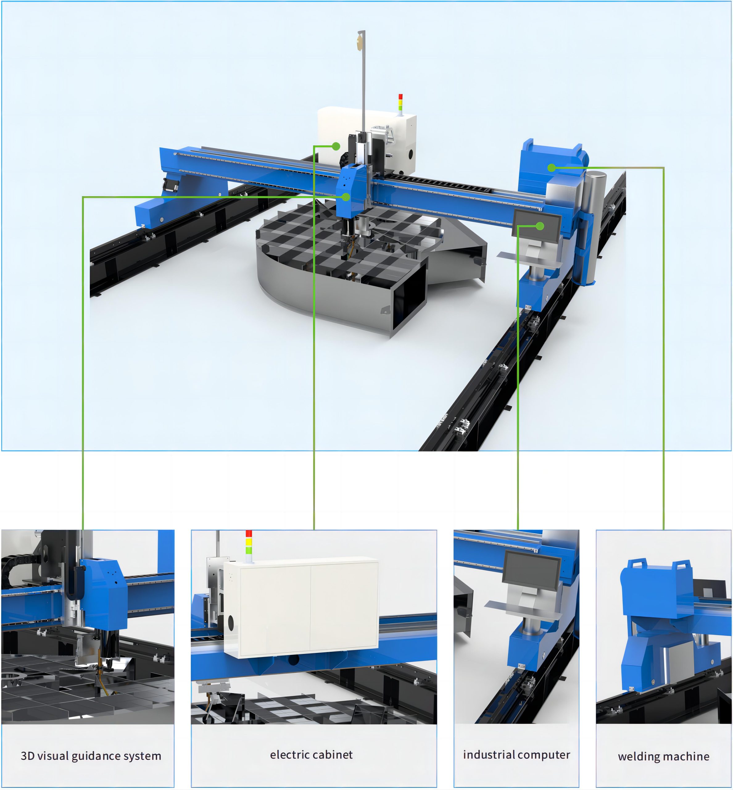 Gantry Stiffener Automatic Welding Equipment