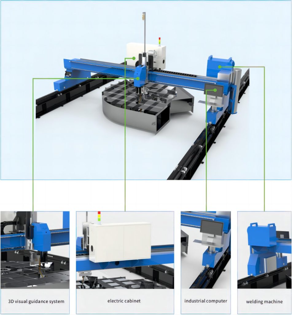 Gantry Stiffener Auto Welding Machine