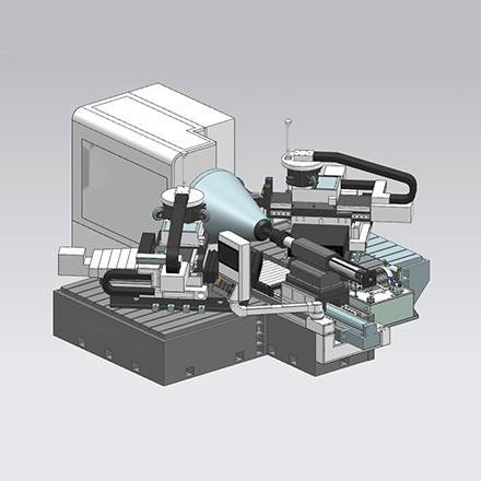 Powerful Double Wheel CNC Spinning Machine