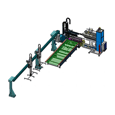 Rounding & Welding Auto Production Line For Industrial Exhaust Fan Cylinder Pipe