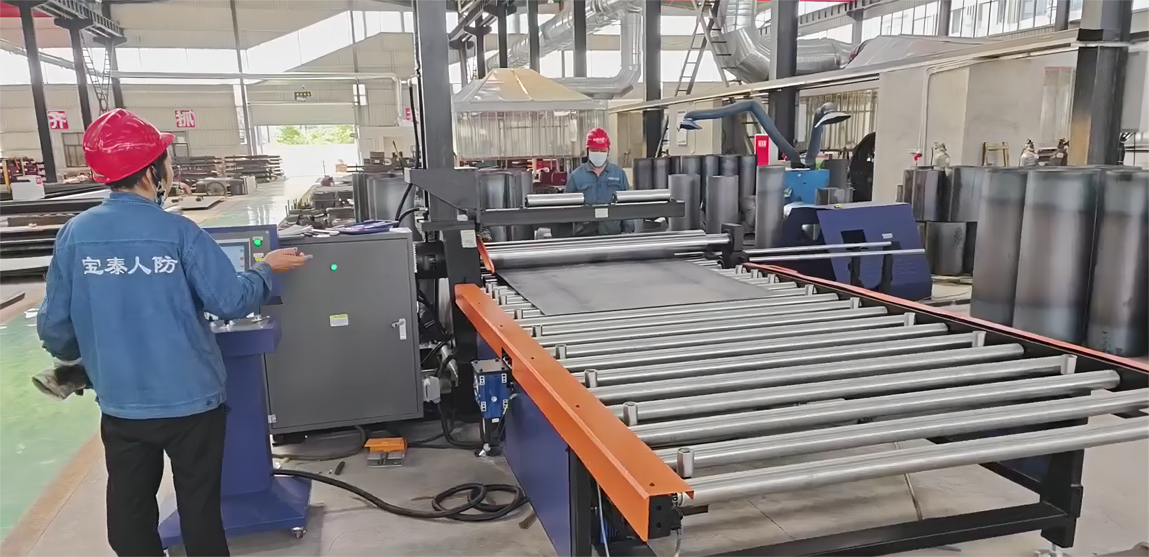 axial fan flanging