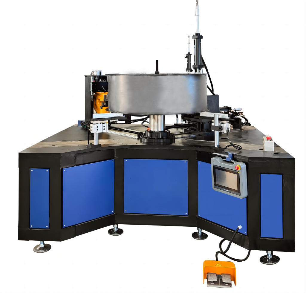square plate flanging machine