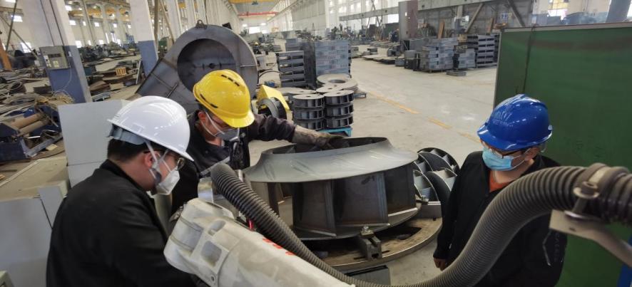 Industrial Centrifugal Fan Impeller Welding Machine