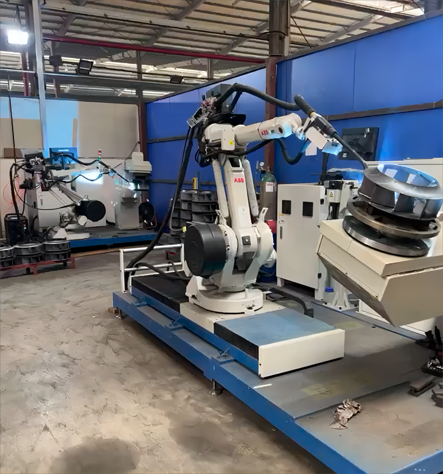 Robot Welding Solutions For Industrial Fans