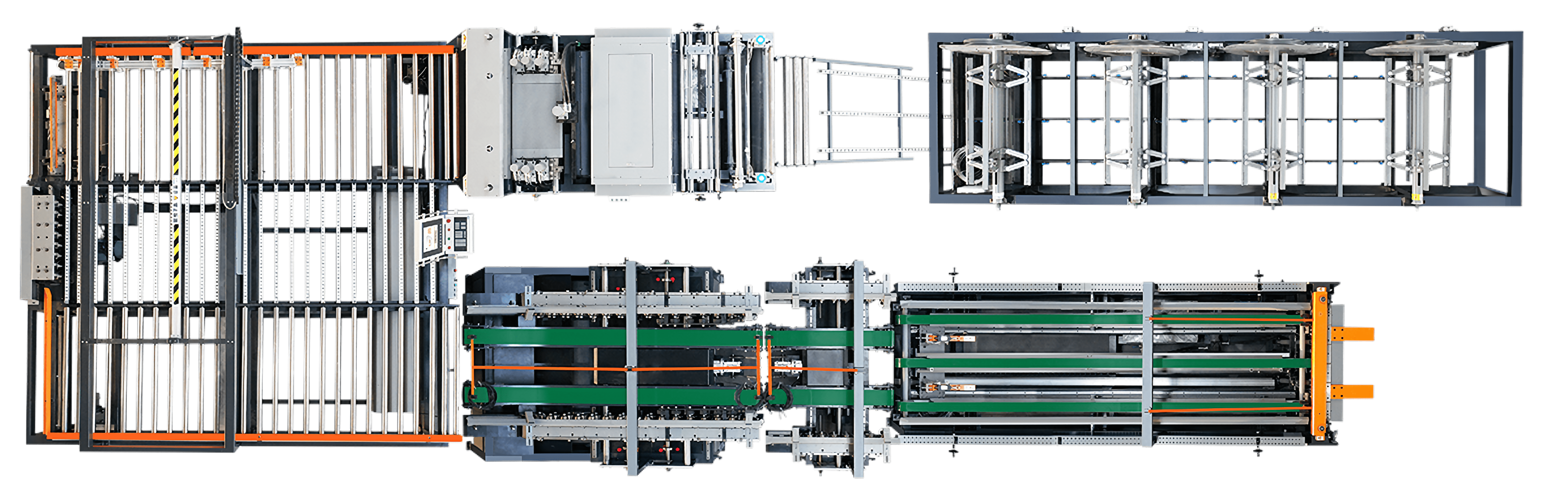 U shape auto air duct forming line