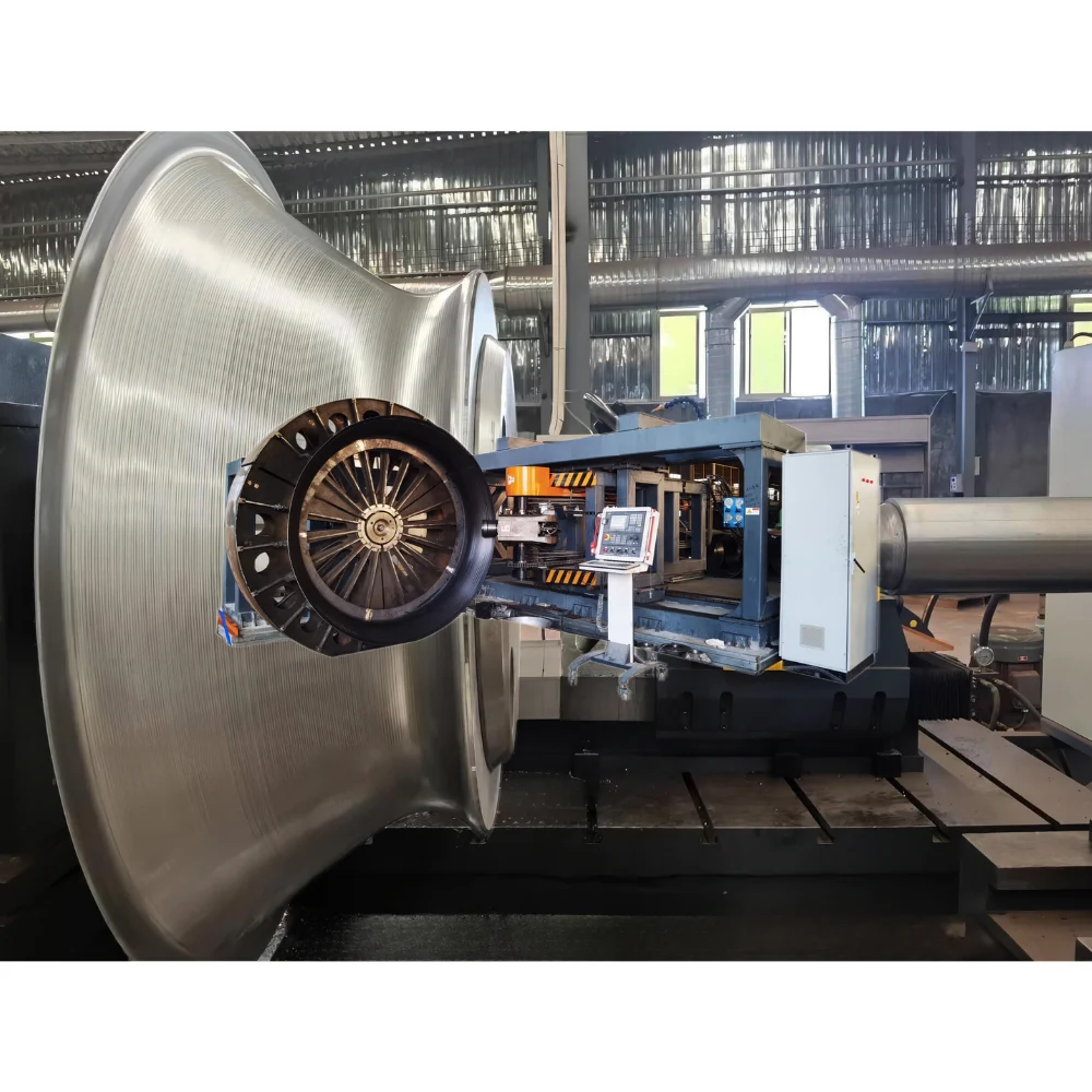 Use Automated Machines To Manufacture Industrial Fans (spinning & flanging)